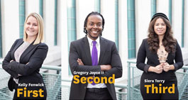 Winners of the 2020 CEBIpitch competition included Kelly Fenwick and her company Smart Collar; Gregory Joyce II and his company Provok and Siera Terry and her company Bougie Bands.