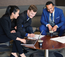 Image of business students