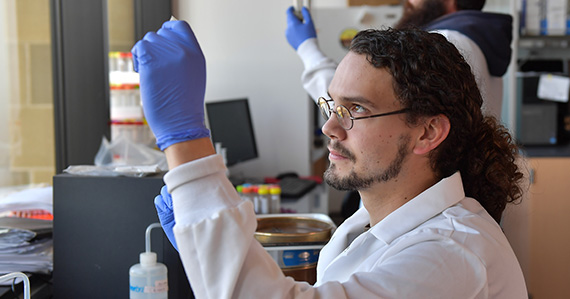 Image of research student
