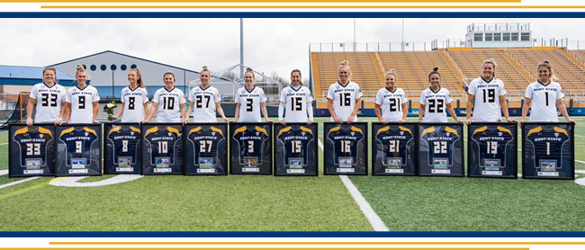 Image of the Kent State University Ladies Lacrosse Senior Class