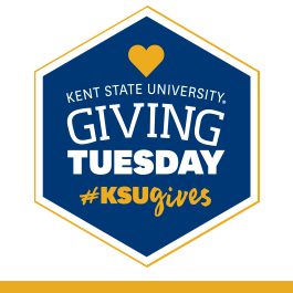 Kent State Univeristy Giving Tuesday Hashtag K S U Gives