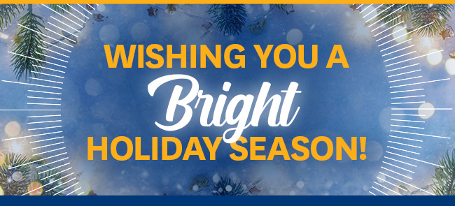 Wishing you a bright holiday season