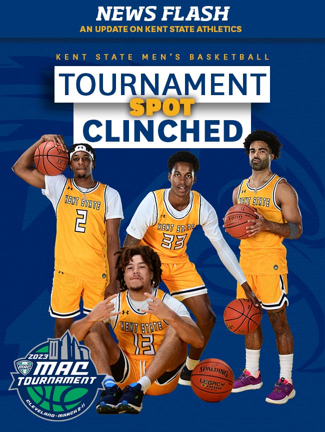 Kent State Men's Basketball Tournament spot clinched 2023 MAC Tournament