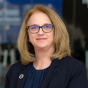 Deborah F. Spake, Ph.D., Dean of the Ambassador Crawford College of Business and Entrepreneurship